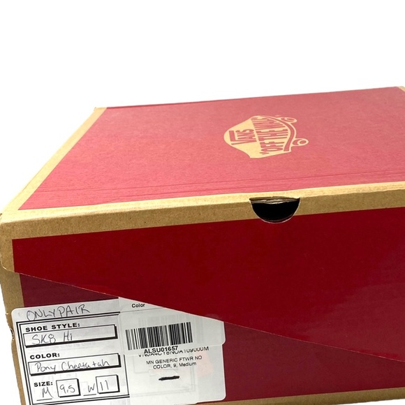 VANS Skate Sk8-Hi Shoe Gray Pony Suede Canvas Men Sneakers Casual High ALSU01657 - Picture 7 of 8